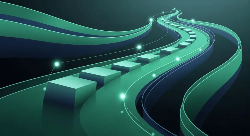 Abstract pathway background pattern